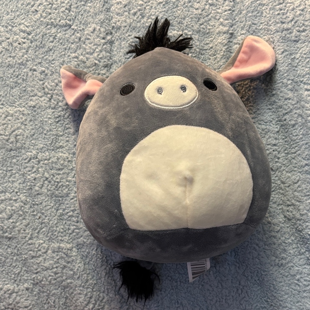 Squishmallows Donkey Plush Toy 8inch